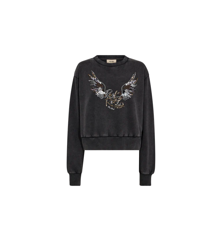 Mos Mosh | Cosette Deco Sweatshirt | 819 Phantom