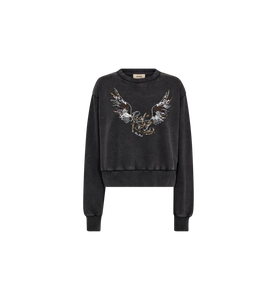 Mos Mosh | Cosette Deco Sweatshirt | 819 Phantom