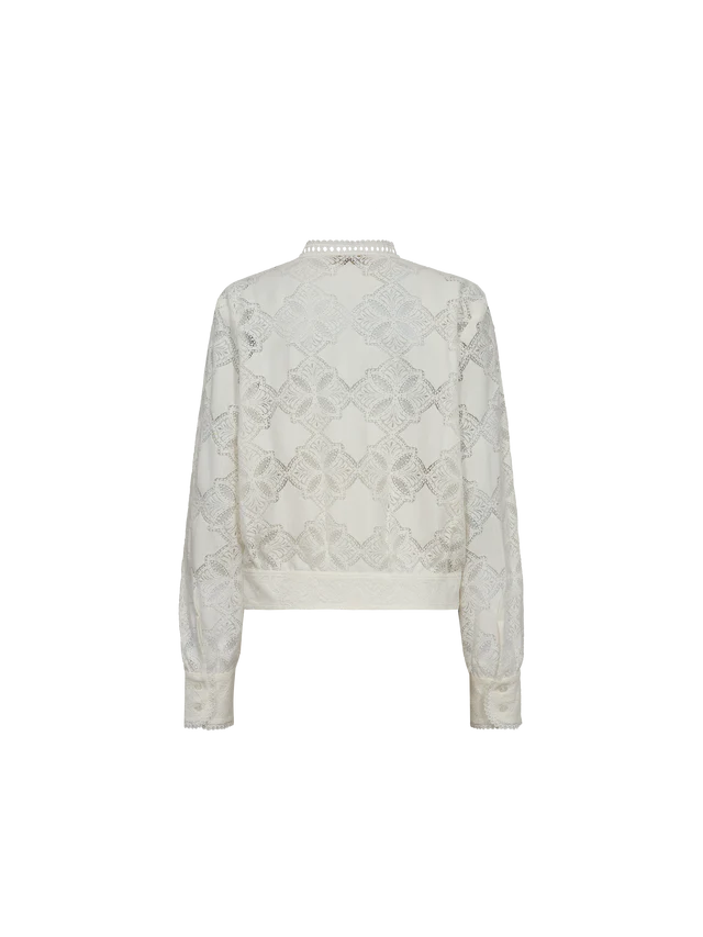 Mos Mosh | Monia Yen Lace Hemdbluse | 180 ecru