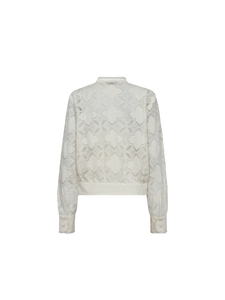 Mos Mosh | Monia Yen Lace Hemdbluse | 180 ecru