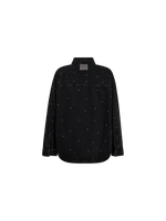 Load image into Gallery viewer, Mos Mosh | Emme Studs Jeans-Hemdbluse | 869 Dark Grey
