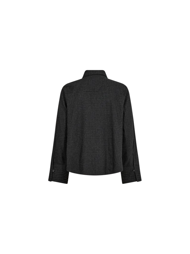 Mos Mosh | Ayen Check Hemdbluse | 819 Phantom