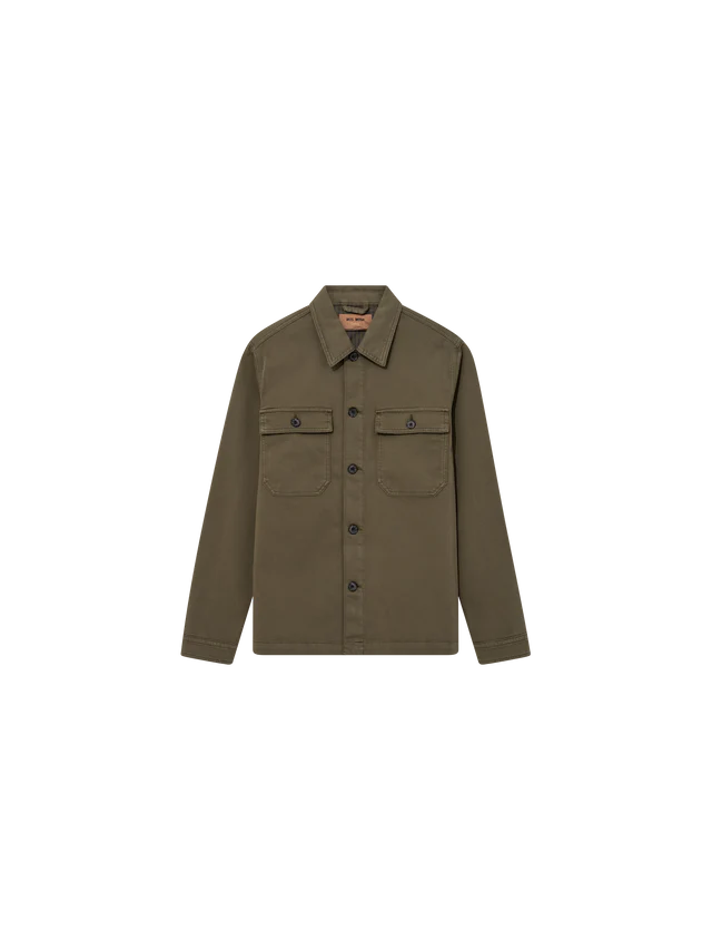Mos Mosh | Matteo Soft Overshirt | 519 Forest