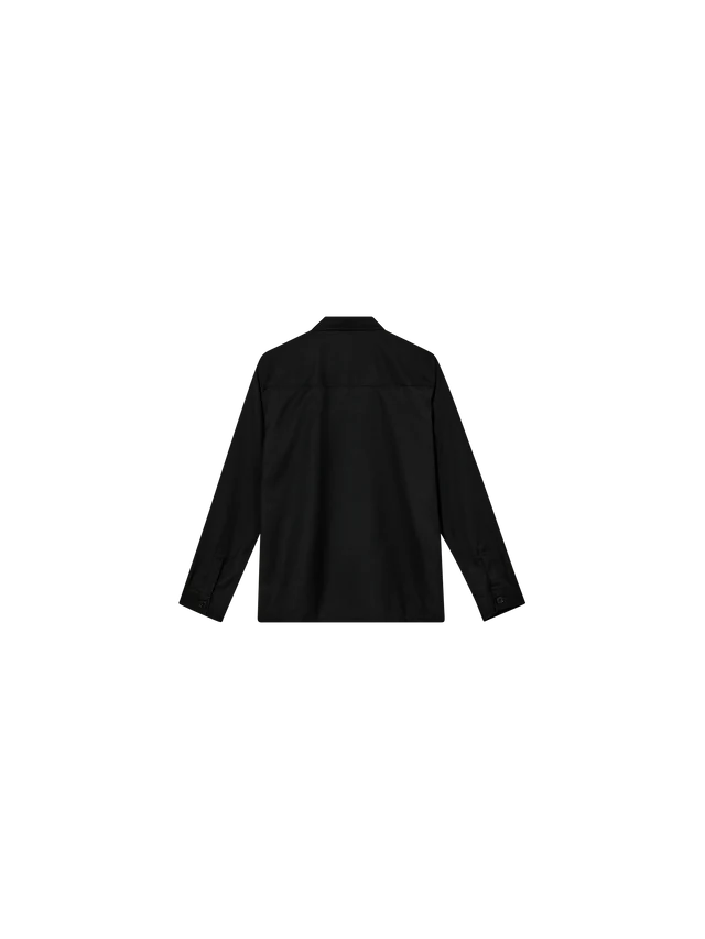 Mos Mosh | Nole Serge Overshirt | 801 black