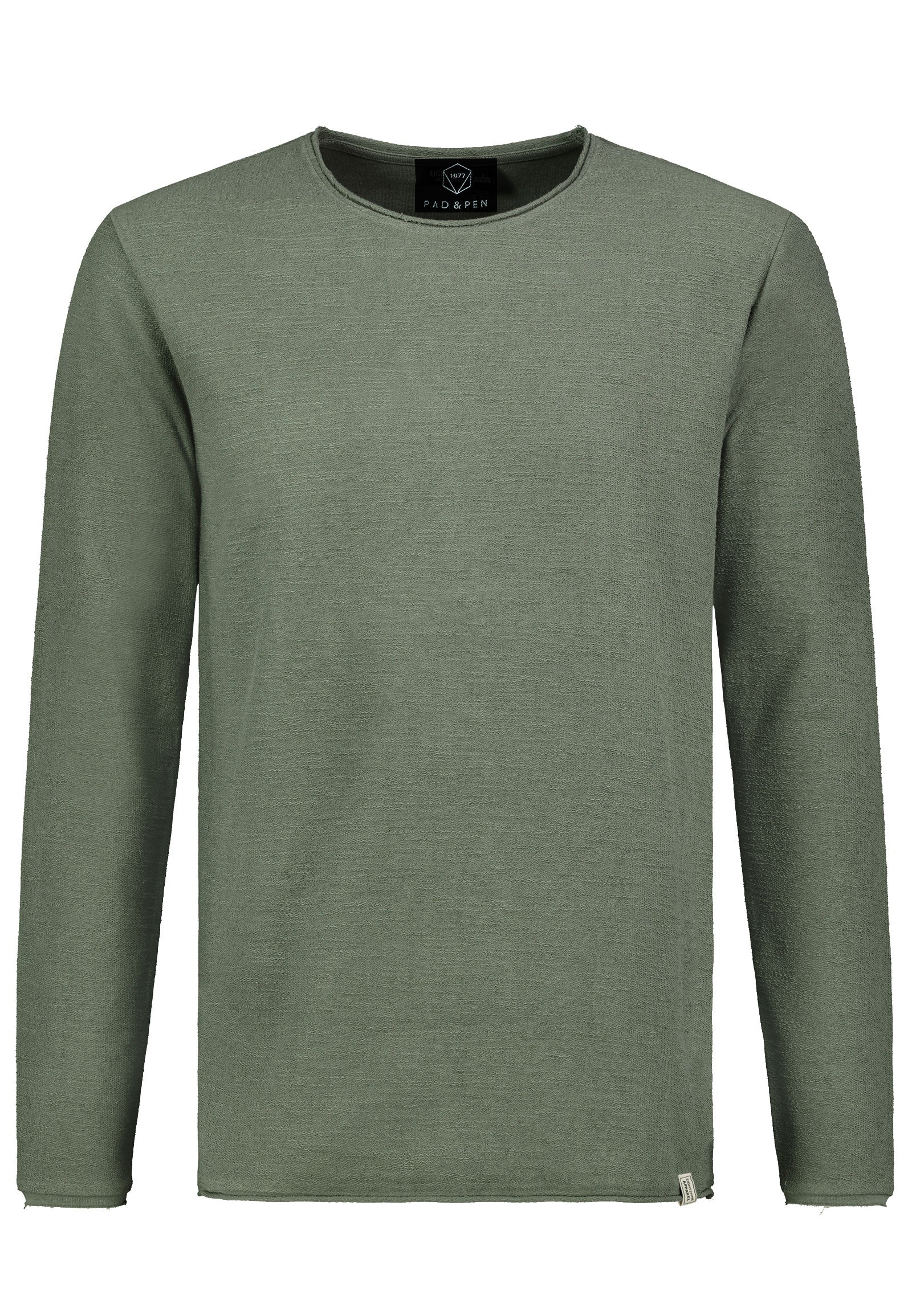 Pad&Pen | PPMATEO Sweatshirt Roundneck | Agave green