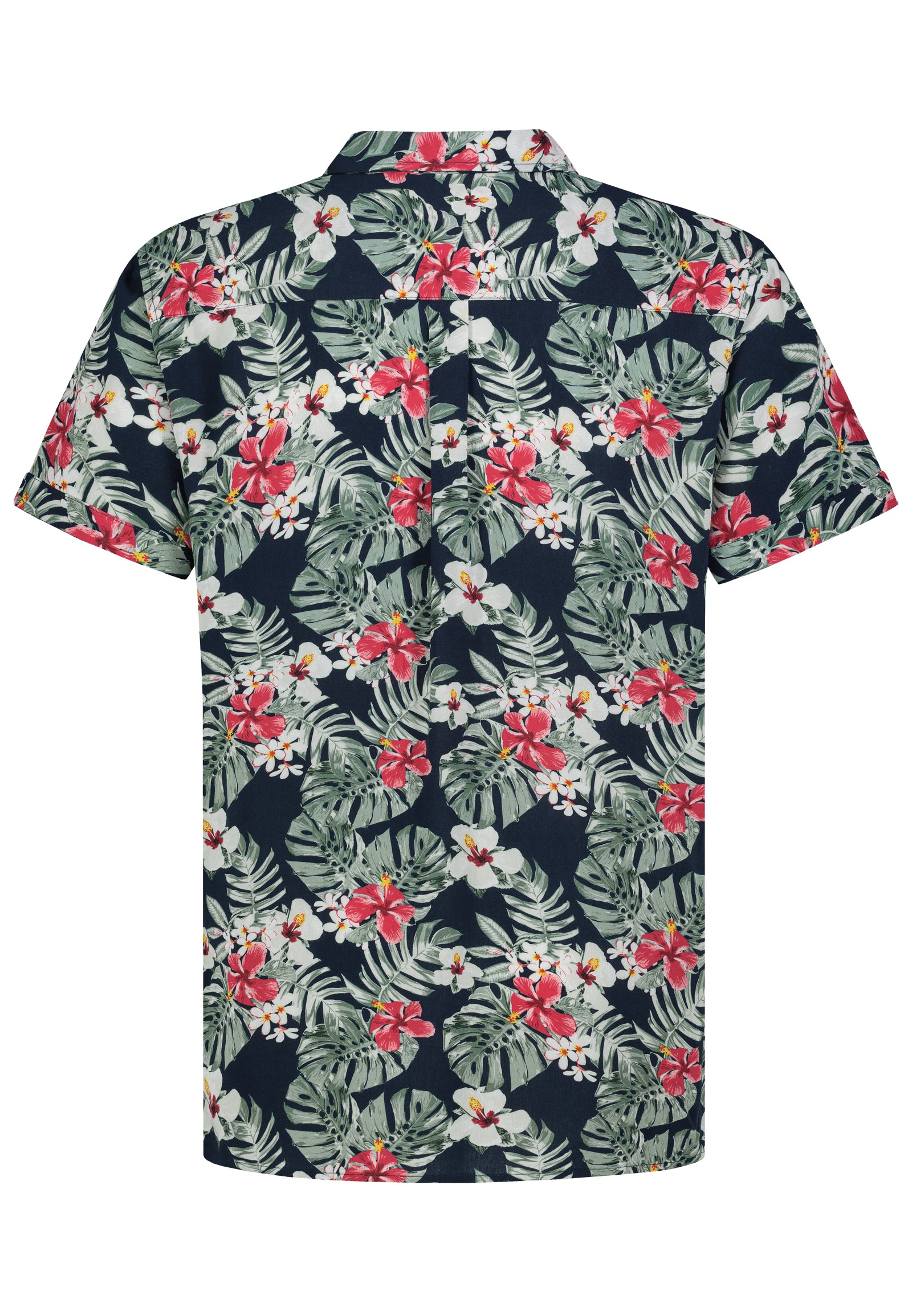 Pad&Pen | PPTIMUR Hemd | Tropical old navy-red