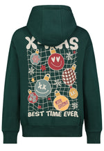 Lade das Bild in den Galerie-Viewer, Authentic | Christmas Sweatshirt Hooded | Rainforest green
