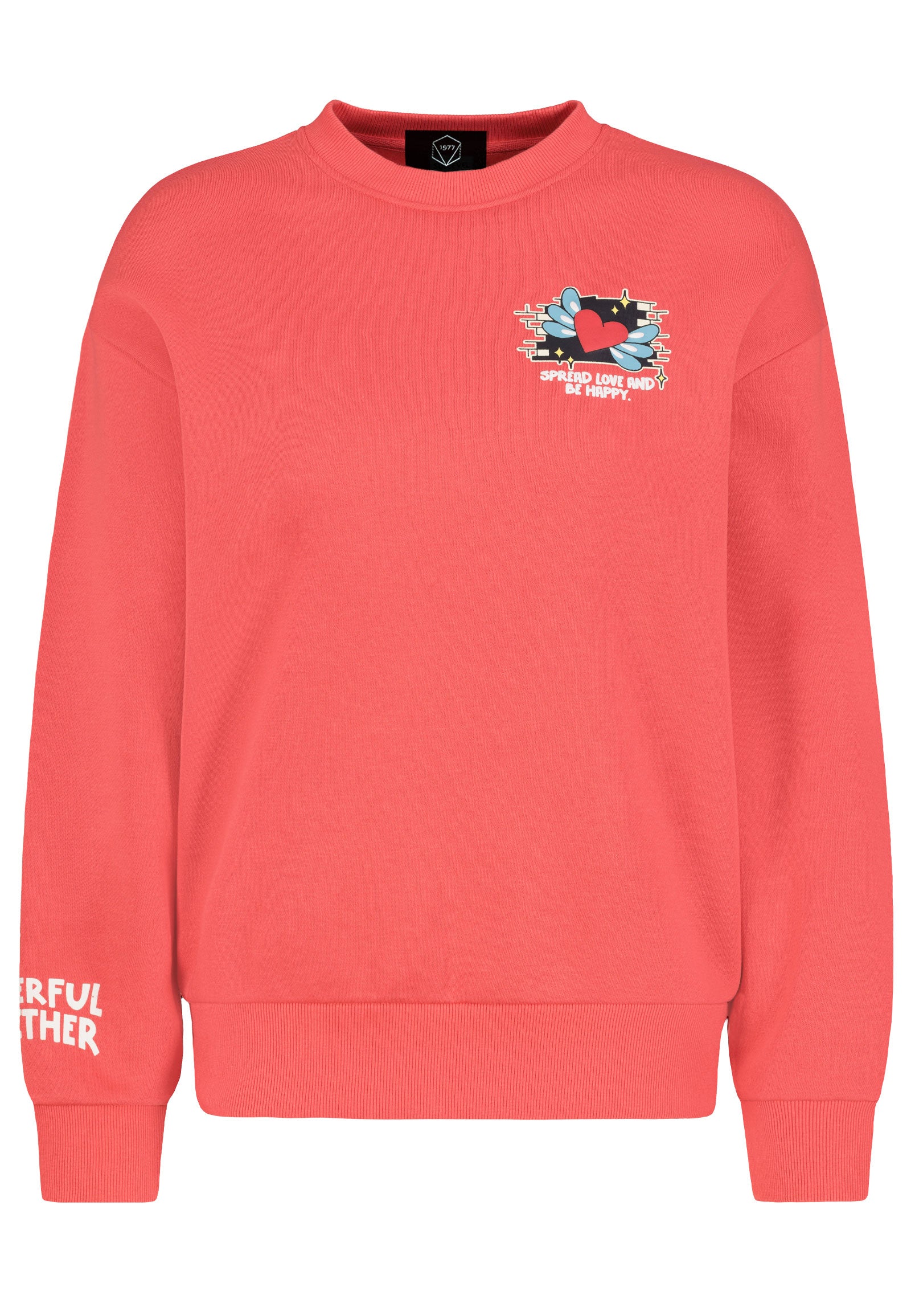 Pad&Pen | Sweatshirt Roundneck | Coral