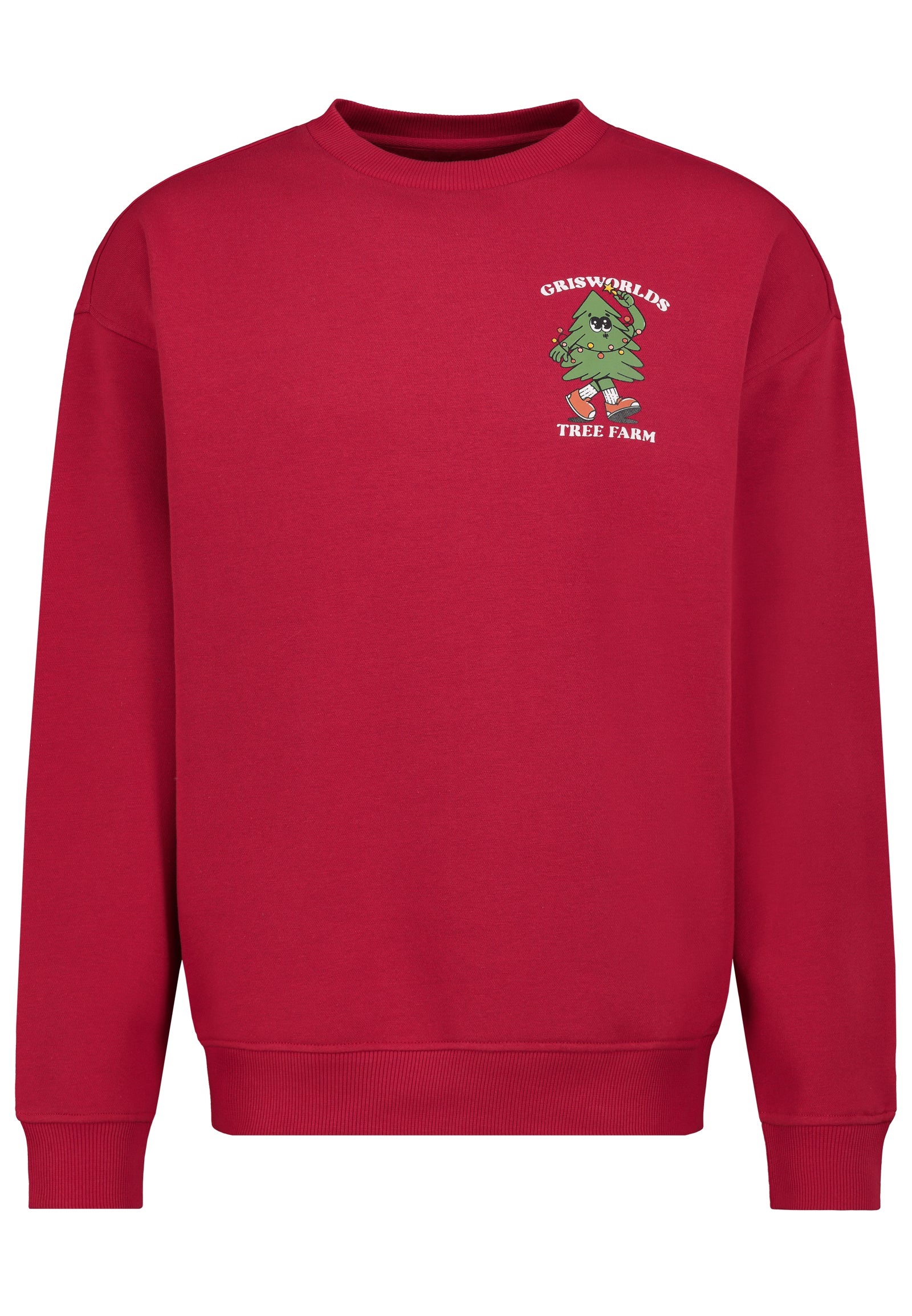 Sublevel | Christmas Sweatshirt Rundhals | Red