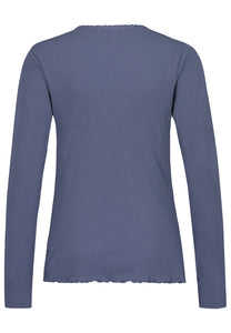 Authentic | Longsleeve V-neck | Blue