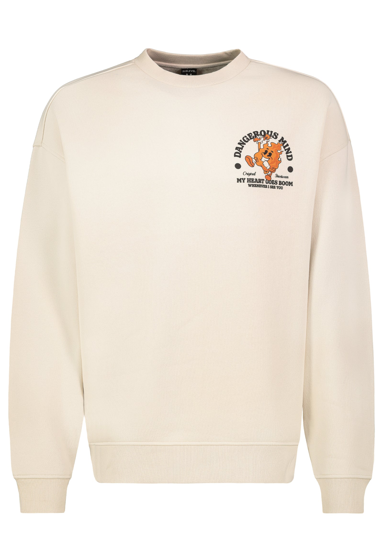 Pad&amp;Pen | Sweatshirt Roundneck | Beige