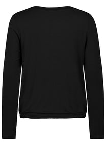 Authentic | Longsleeve O-neck | Black