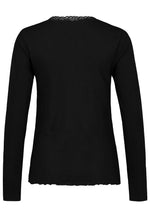 Lade das Bild in den Galerie-Viewer, Authentic | Longsleeve V-neck | Black
