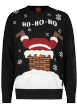 Load image into Gallery viewer, Sublevel | Christmas fine knit sweater | Black
