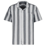 Lade das Bild in den Galerie-Viewer, Sublevel | Kurzarm Streifenhemd | 0402 dunkelblau
