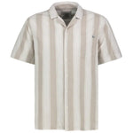 Lade das Bild in den Galerie-Viewer, Sublevel | Kurzarm Streifenhemd | 0700 beige
