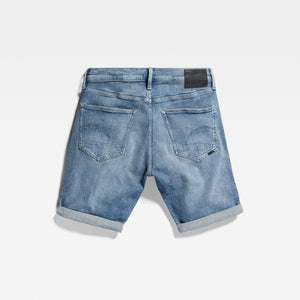 G-Star | 3301 Slim Denim Shorts | G347 sun faded blue donau