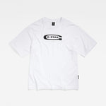 Lade das Bild in den Galerie-Viewer, G-Star | Old School Logo Boxy T-Shirt | 110 white
