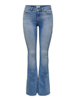 Lade das Bild in den Galerie-Viewer, Only | BLUSH Mittlere Taille Ausgestellt Jeans | 902 hellused
