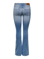 Lade das Bild in den Galerie-Viewer, Only | BLUSH Mittlere Taille Ausgestellt Jeans | 902 hellused
