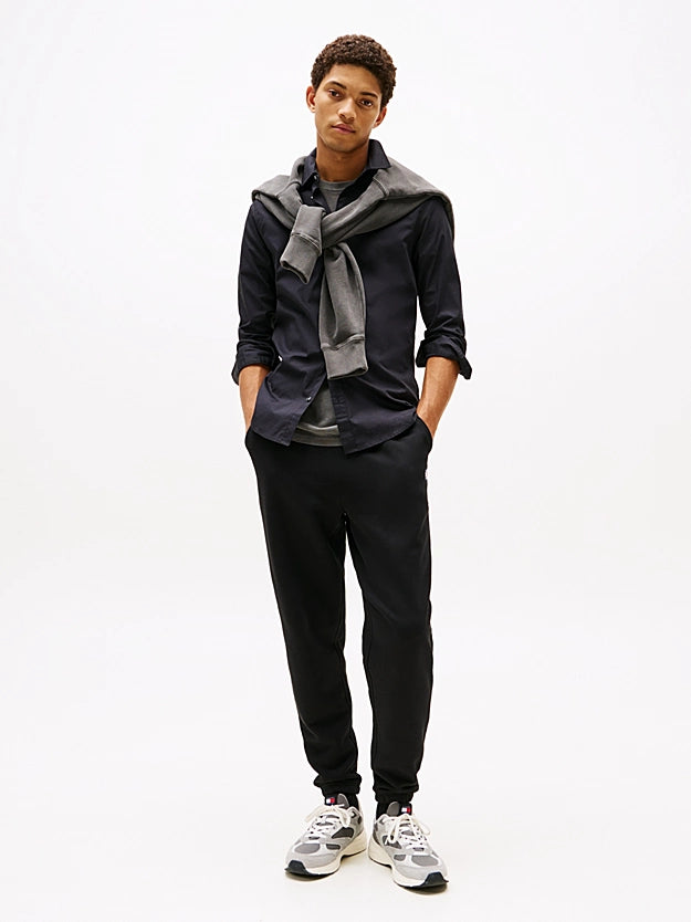Tommy Jeans | Slim Fit Stretch Shirt | Black