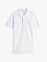 Lade das Bild in den Galerie-Viewer, Tommy Jeans | Slim Fit Poloshirt aus reiner Bio-Baumwolle | YBR WHITE
