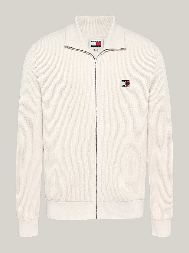 Tommy Jeans | Slim Fit Strickjacke | ACG Newsprint