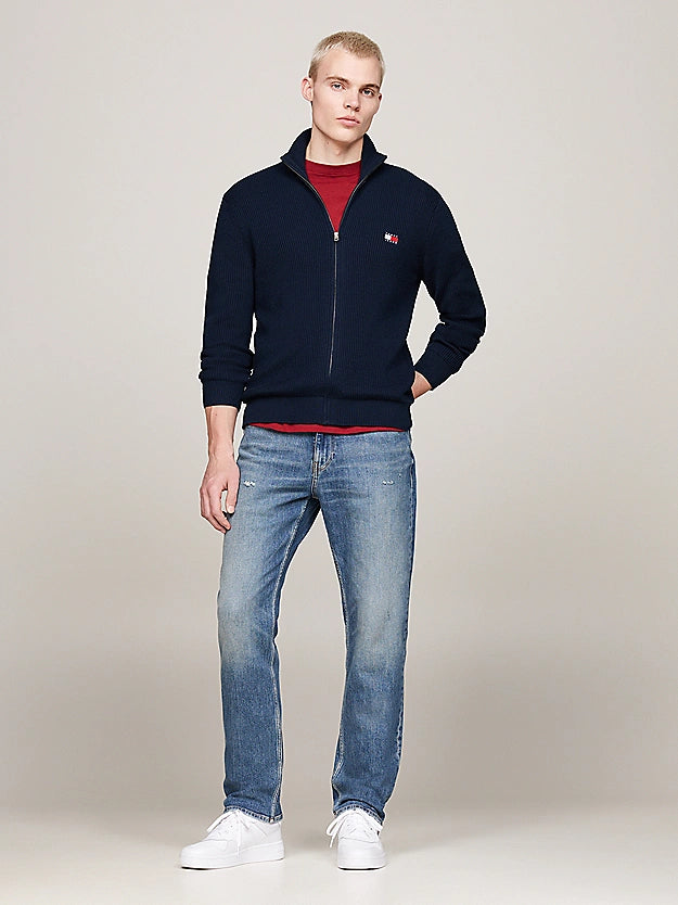 Tommy Jeans | Slim Fit Cardigan | C1G Dark Navy