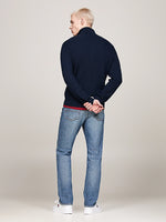 Lade das Bild in den Galerie-Viewer, Tommy Jeans | Slim Fit Strickjacke | C1G Dark navy
