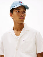 Lade das Bild in den Galerie-Viewer, Tommy Jeans | Regular Fit Kurzarm-Hemd aus Leinenmix | YBL Ecru

