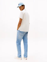 Lade das Bild in den Galerie-Viewer, Tommy Jeans | Regular Fit Kurzarm-Hemd aus Leinenmix | YBL Ecru
