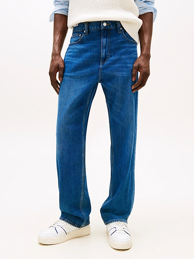 Tommy Jeans | OTIS - Regular Straight Leg Jeans | 1BK Denim Dark
