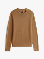 Lade das Bild in den Galerie-Viewer, Tommy Jeans | Slim Fit Pullover mit Rundhalsausschnitt | GVP Pecan Nut

