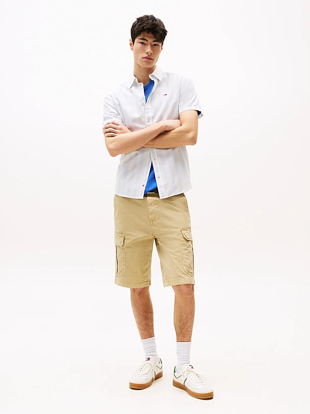 Tommy Jeans | Otis Straight Leg Fit Cargo-Shorts | ACT Relic Tan