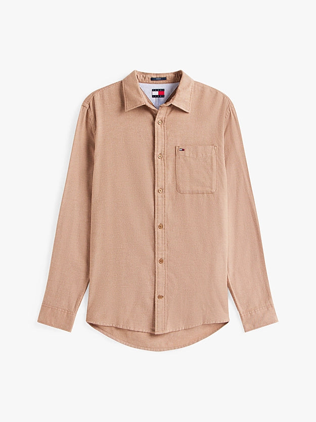 Tommy Jeans | Regular Fit Flanellhemd | GVP Pecan Nut