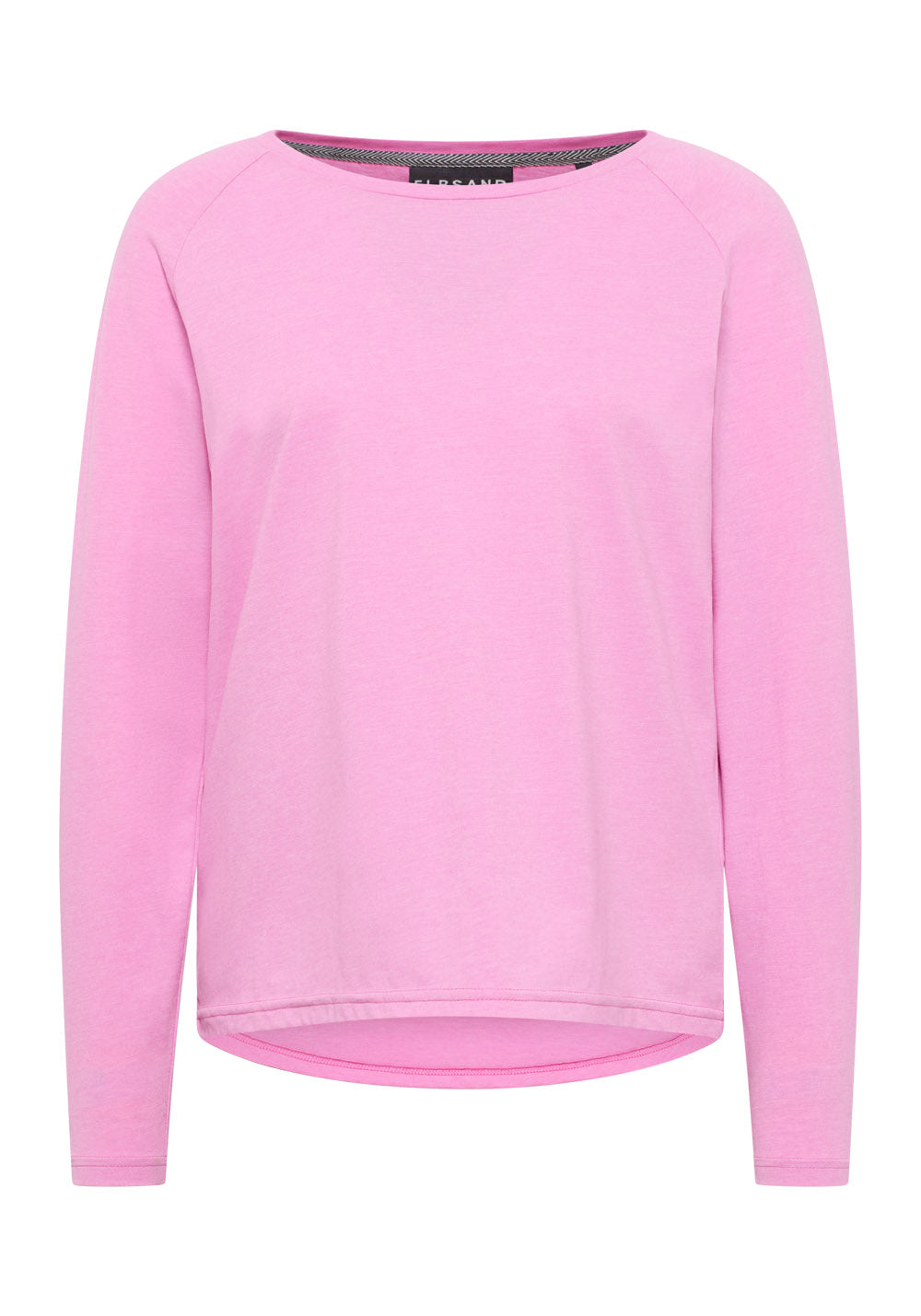 Elbsand | Longsleeve Shirt - Tira | 549 Pink Mauve melage