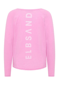 Elbsand | Longsleeve Shirt - Tira | 549 Pink Mauve melage
