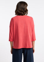 Lade das Bild in den Galerie-Viewer, Elbsand | T-Shirt 3/4 - Veera  | 035 Lobster + Pink Muave
