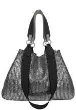 Lade das Bild in den Galerie-Viewer, Fritzi aus Preußen | Izzy Medium Limited Painted Straw  | Silver Black
