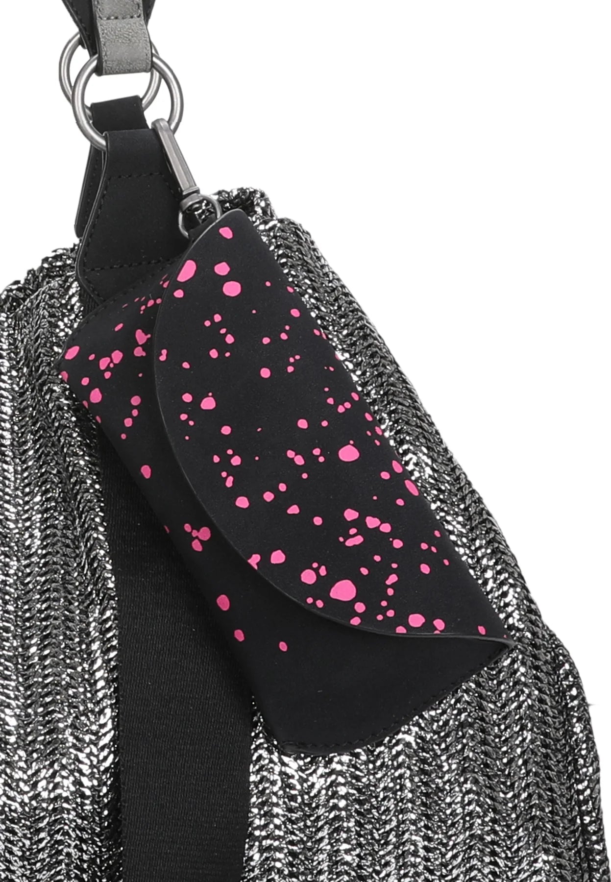 Fritzi aus Preußen | Izzy Medium Limited Painted Straw  | Silver Black