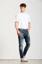 Lade das Bild in den Galerie-Viewer, Goldgarn | Q7 Cool - Tapered Fit | 1030 Darkblue
