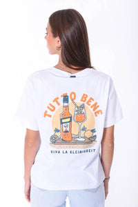 Kleinigkeit | Girls T-Shirt "Big Tutto Bene" | 010 weiss