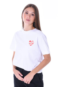 Kleinigkeit | Girls T-Shirt "Amore Mio" | 010 weiss