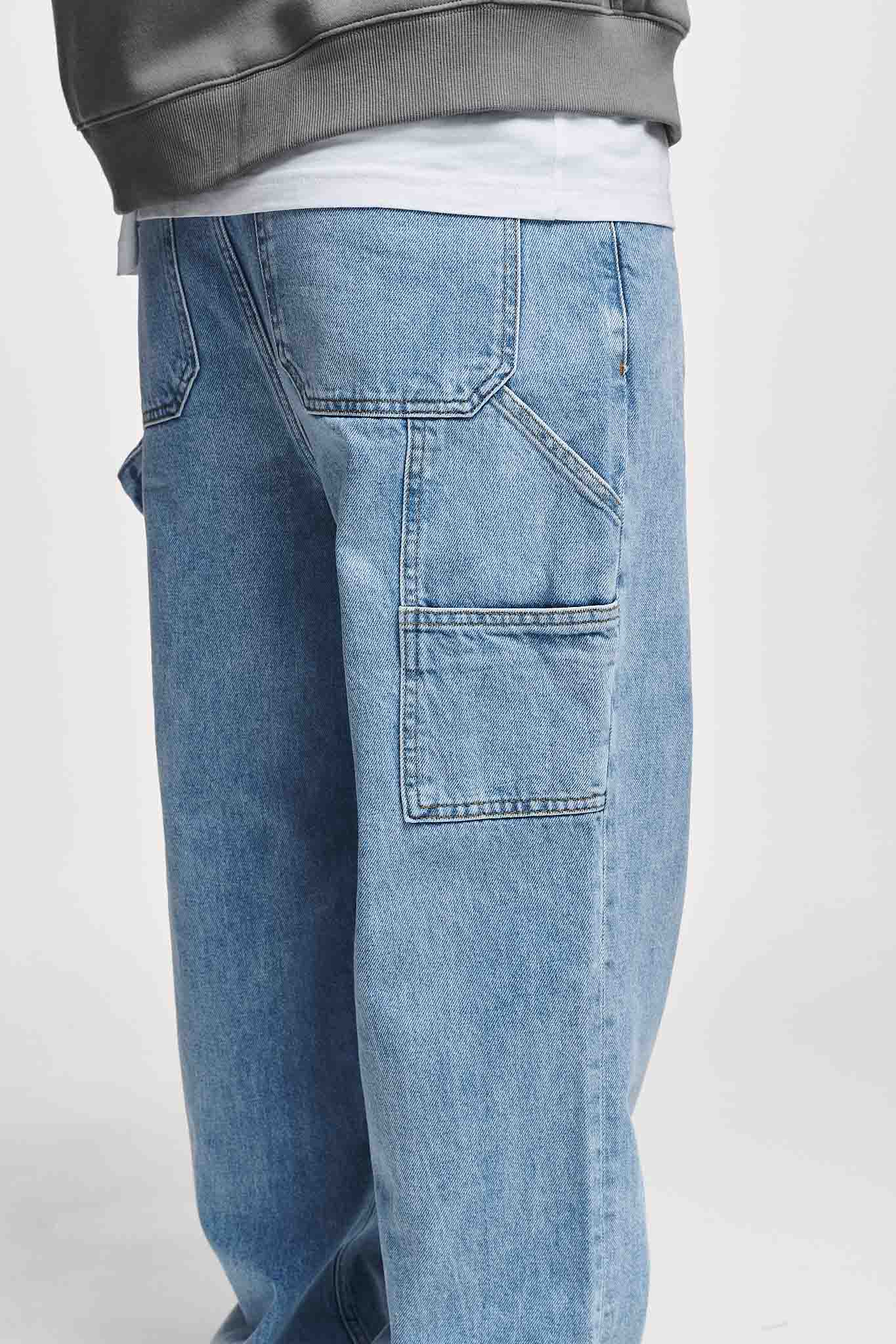 2Y Studios | ELADAN WORKER BAGGY JEANS | light blue