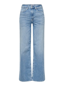 ONLY | MADISON Hohe Taille Weiter Beinschnitt Jeans | 902 hellused