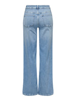 Lade das Bild in den Galerie-Viewer, ONLY | MADISON Hohe Taille Weiter Beinschnitt Jeans | 902 hellused
