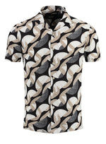 Lade das Bild in den Galerie-Viewer, Key Largo | MSH MAGMA patterned Hemd | 1100 Black
