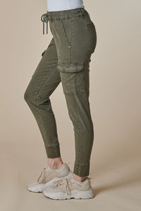 ZHRILL | DAISEY cargo pants | N8001 grape leaf