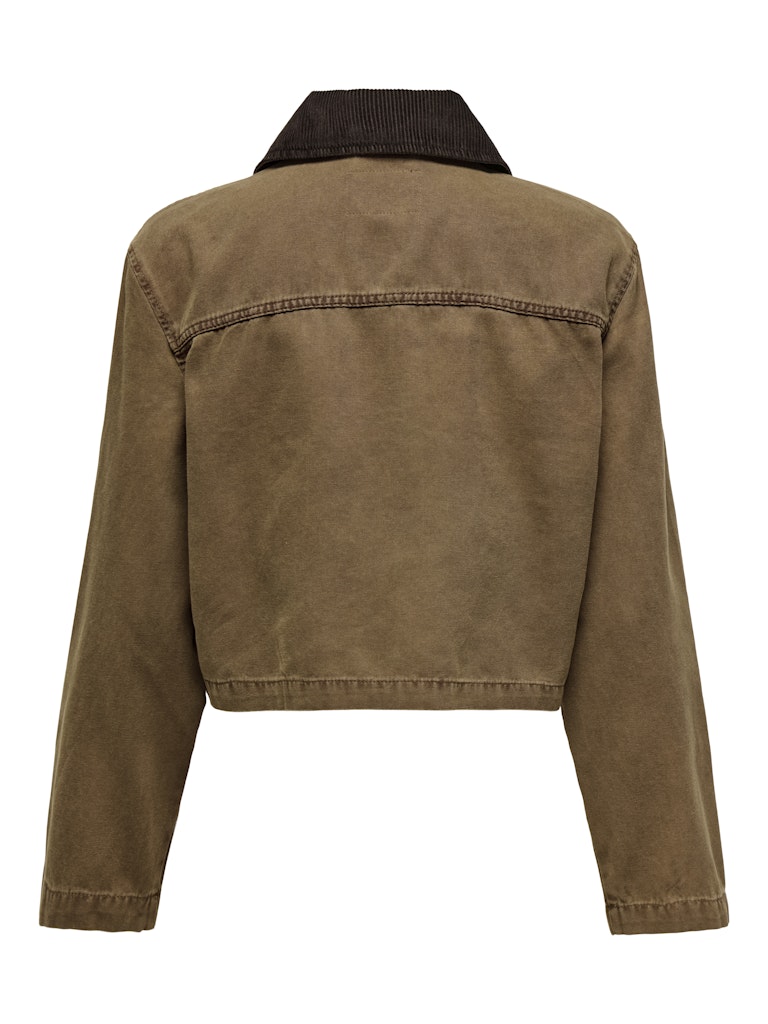 ONLY | CAVA COLLAR Jacke | Biste chocolate Torte