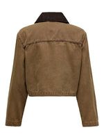 Lade das Bild in den Galerie-Viewer, ONLY | CAVA COLLAR Jacke | Biste chocolate Torte
